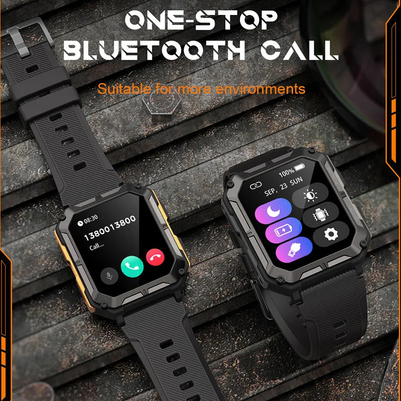 2024 Ultra Durable Bluetooth Waterproof Fitness Pro Smart Watch for Men