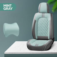 2025 Henrie Leather Car Seat Cover for Cars, SUV