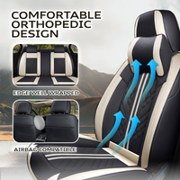 2025 Henrie Leather Car Seat Cover for Cars, SUV