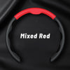 Nexi Breathable Ultra-thin 5D Leather & Carbon Car Steering Wheel Cover Universal Fit