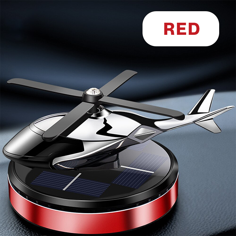 Solar-Powered Helicopter Car Air Freshener