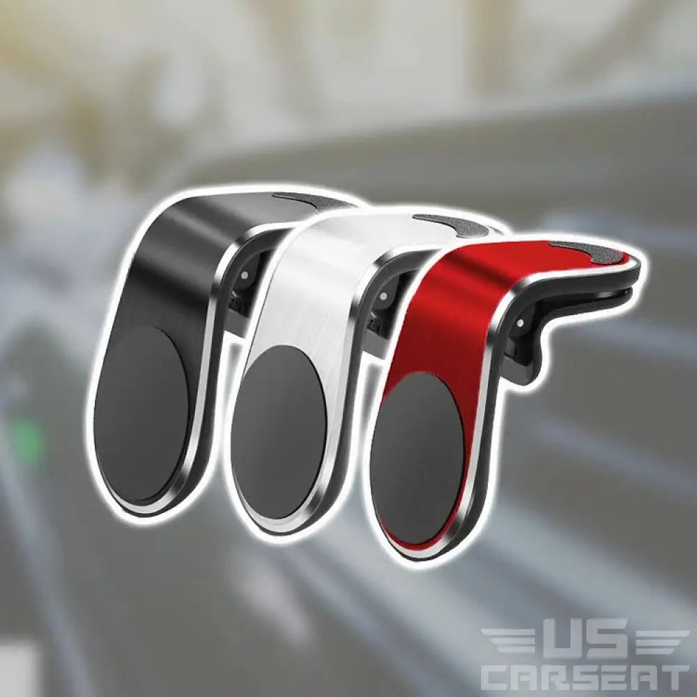 Magnetic Phone Mount Holder Set 3 (Black & Silver Red)